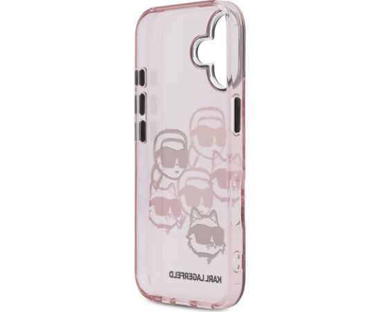 Karl Lagerfeld IML Multi K&CH Heads Case Защитный чехол для iPhone 17 / розовый Чехлы - альтернативные