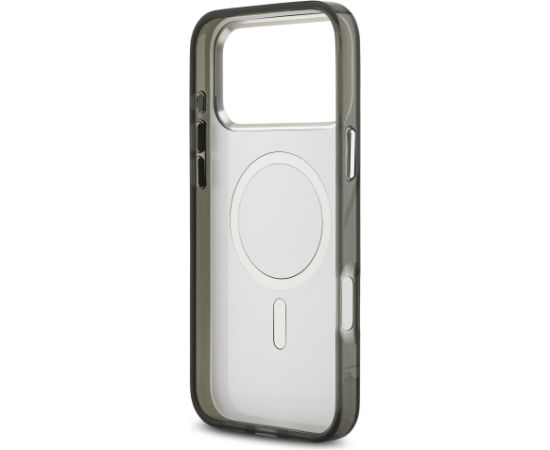 Karl Lagerfeld IML Aquarelle Karl and Choupette Case Aizsargapvalks priekš iPhone 17 Pro / melns Neoriģinālie Maciņi