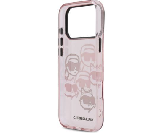 Karl Lagerfeld IML Multi K&CH Heads Защитный чехол для iPhone 17 Pro Max / розовый Чехлы - альтернативные