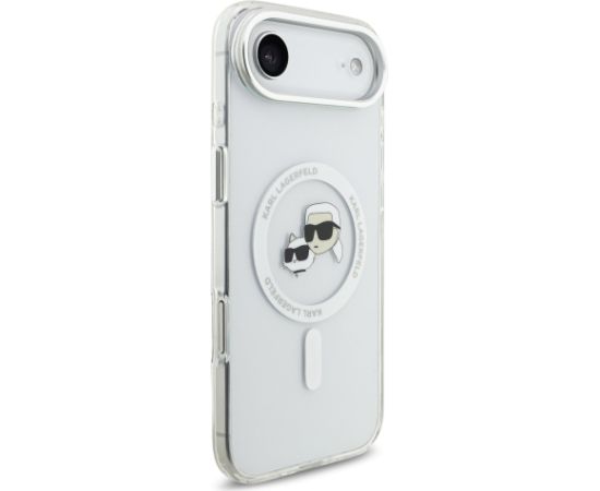 Karl Lagerfeld IML K&CH Heads Metal Frame MagSafe Case Защитный чехол для iPhone Air / прозрачный Чехлы - альтернативные