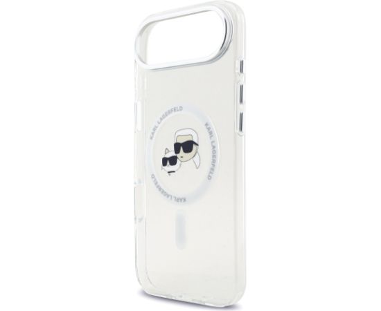 Karl Lagerfeld IML K&CH Heads Metal Frame MagSafe Case Защитный чехол для iPhone Air / прозрачный Чехлы - альтернативные