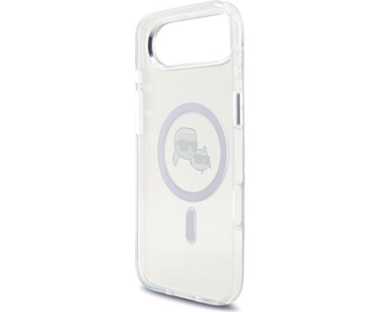 Karl Lagerfeld IML K&CH Heads Metal Frame MagSafe Case Защитный чехол для iPhone Air / прозрачный Чехлы - альтернативные