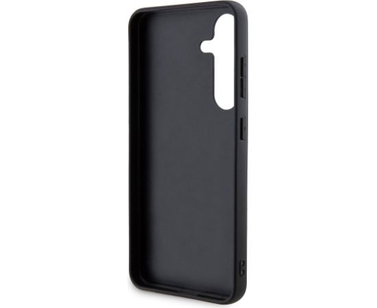 Karl Lagerfeld PU Saffiano Metal Karl and Choupette Защитный чехол для Samsung Galaxy S24 / чёрный Чехлы - альтернативные