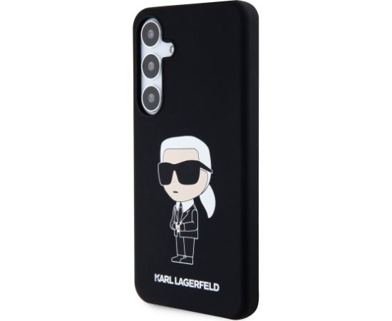 Karl Lagerfeld Liquid Silicone Ikonik NFT Case Защитный чехол для Samsung Galaxy S24+ / чёрный Чехлы - альтернативные