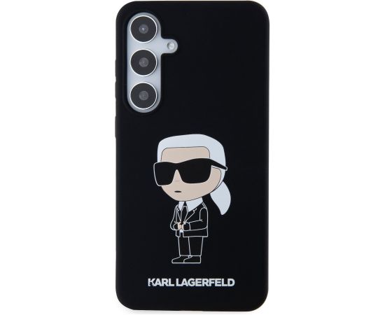 Karl Lagerfeld Liquid Silicone Ikonik NFT Case Защитный чехол для Samsung Galaxy S24+ / чёрный Чехлы - альтернативные