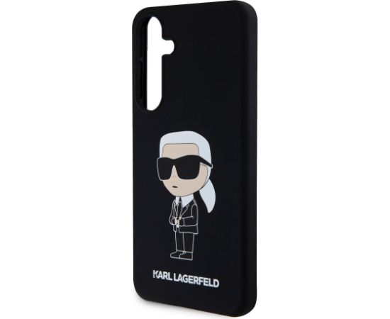 Karl Lagerfeld Liquid Silicone Ikonik NFT Case Защитный чехол для Samsung Galaxy S24+ / чёрный Чехлы - альтернативные