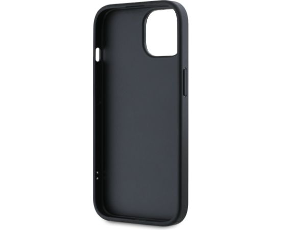 Karl Lagerfeld PU Saffiano Athleisure Stripe and Strap Case Защитный чехол для iPhone 15 / розовый Чехлы - альтернативные