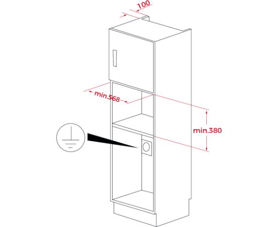 Built in microwave oven Teka black Mikroviļņu krāsnis, iebūvējamās