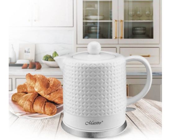 Czajnik elektryczny ceramiczny 1,2L MR-067 MAESTRO Tējkannas (elektriskās)
