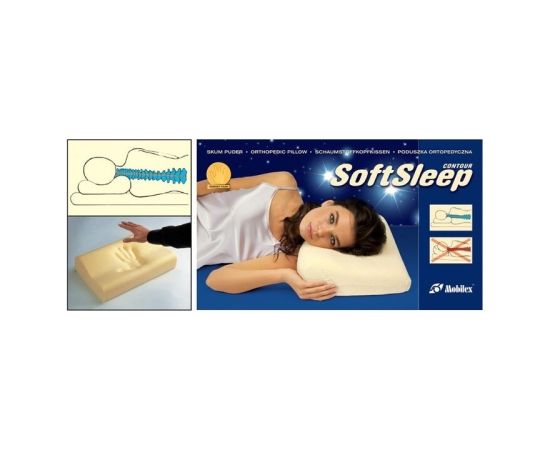 Mobilex SoftSleep orthopaedic pillow for neck pain CONTOUR M Прочее оборудование, запасные части
