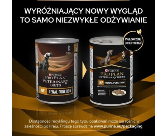 PURINA Pro Plan Veterinary Diets NF Renal Function - Wet dog food - 400 g Suņu barība