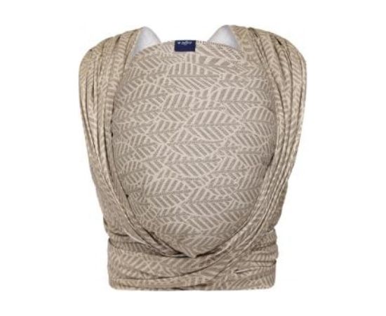 Lakats-slings BE CLOSE Zaffiro beige leaves CH-032 WOMAR [A] Bērnu pārnēsāšanai