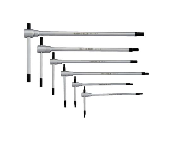 Seškanšu atslēgu komplekts Bahco BE1TH-S6; 2,5-8 mm; 6 gab. Mehāniskie instrumenti