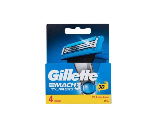 Gillette Mach3 / Turbo 3D 4pc Skuvekļu papildpiederumi