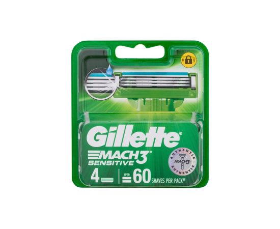 Gillette Mach3 / Sensitive 4pc Skuvekļu papildpiederumi