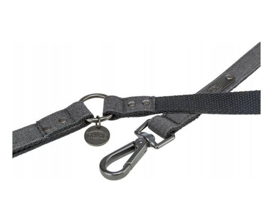 Trixie CityStyle smycz, dla psa, bawełna, czarna, M–L: 2.00 m/20 mm Citas preces