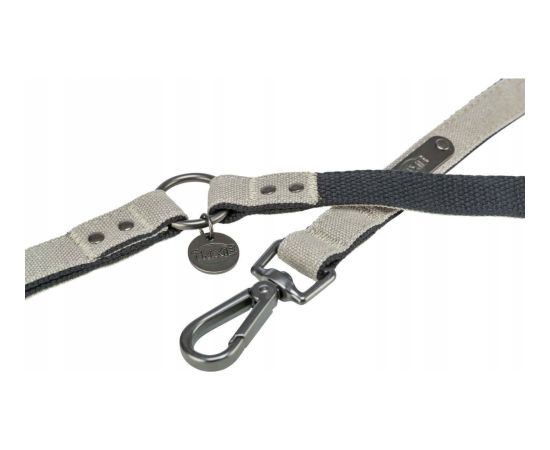 Trixie CityStyle smycz V, dla psa, bawełna, jasnoszary, M–L: 2.00 m/20 mm Citas preces