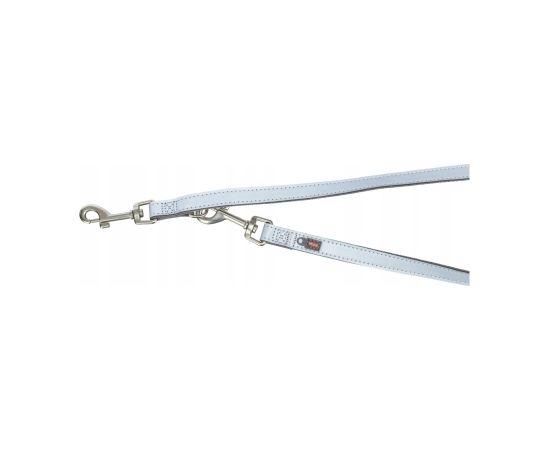 Trixie Premium Reflect regulowana smycz dla psa grafitowy odblaskowy M–L: 2.00 m/20 mm Citas preces