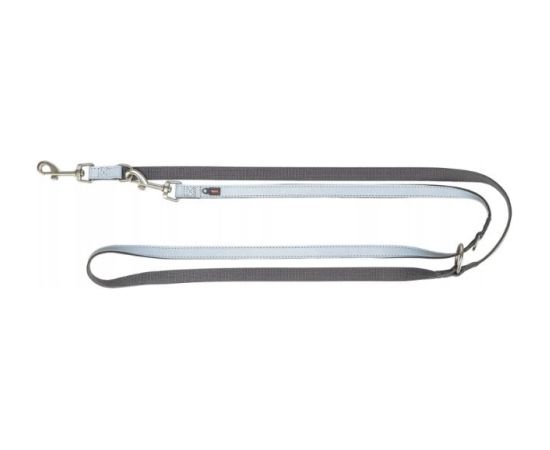 Trixie Premium Reflect regulowana smycz dla psa grafitowy odblaskowy M–L: 2.00 m/20 mm Citas preces