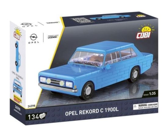 COBI 24598 Samochód Opel Rekord C 1900 L 134 klocki Mašīnas un piederumi