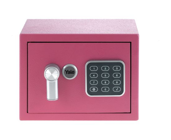 Yale Yale Mini Electronic Safe Pink Sejf podstawowy YSV mini różowy Jaunumi - Birojam