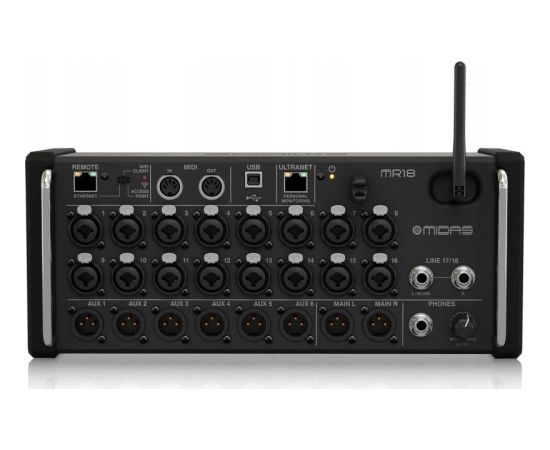 Midas MR18 Mikser cyfrowy Jaunumi - Audio-Video