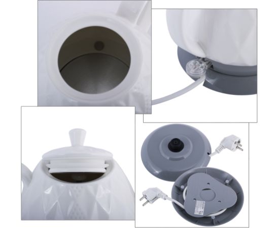 Keramikas elektriskā tējkanna 1,5 L, 1200 W, 1727, Kamille Tējkannas (elektriskās)