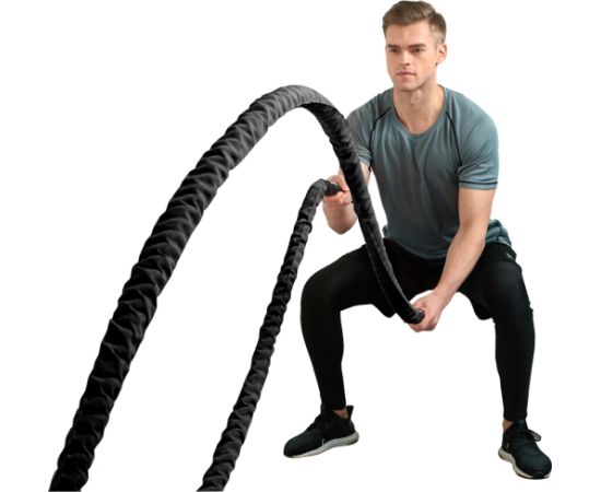 Stropa ar neilona aizsargu inSPORTline Waverope 15m 38mm 13kg Принадлежности для фитнеса