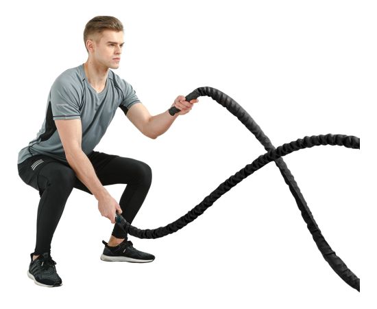 Stropa ar neilona aizsargu inSPORTline Waverope 15m 38mm 13kg Принадлежности для фитнеса