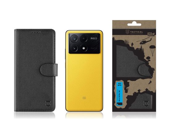 Tactical Field Notes for Poco X6 Pro 5G Black Neoriģinālie Maciņi