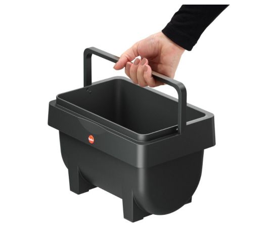 Hailo Atkritumu tvertne ÖkoMini S / 4L / melna Jaunumi -Dārzam