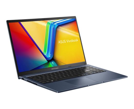ASUS Vivobook 15 M1502YA-BQ617 Ryzen 5 7430U 15.6"FHD IPS-level Panel 60Hz 250nits AG 16GB DDR4 SSD512 Radeon Graphics WLAN+BT Cam 720p 42WHrs NoOS Quiet Blue Portatīvie datori