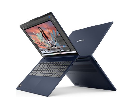 Lenovo SLIM-5-16AKP10 Ryzen AI 7 350 16.0"WUXGA Touch AG IPS 16GB SSD1TB BT BLKB Radeon 860M Win11 Cosmic Blue (REPACK) 2Y Ноутбуки