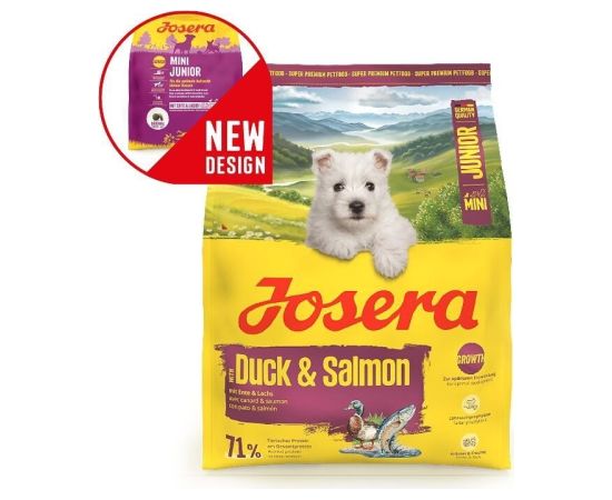 Josera Mini Junior Duck & Salmon 900g Suņu barība