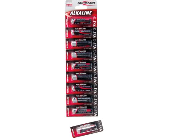Sārmu baterija LR6 (AA) 1,5V 2800mAh ANSMANN 1 gab. no 10 gab. iepakojuma Baterijas un akumulatori