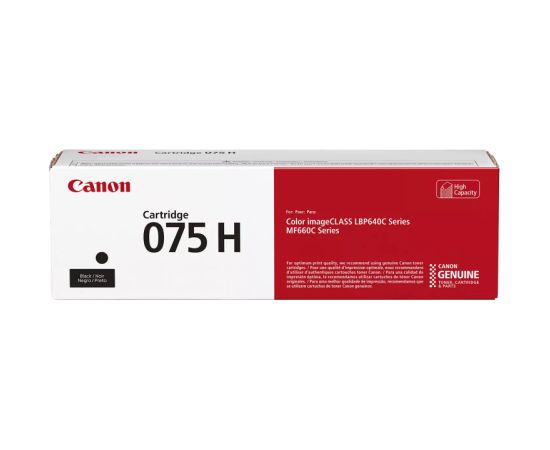 Canon CRG 075H BK (6369C002) Toner Cartridge, Black Lāzerprinteru izejmateriāli