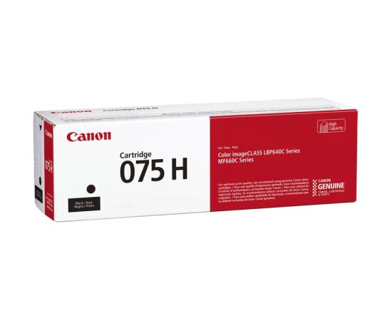 Canon CRG 075H BK (6369C002) Toner Cartridge, Black Lāzerprinteru izejmateriāli