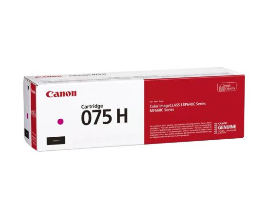 Canon CRG 075H M (6367C002) Toner Cartridge, Magenta Lāzerprinteru izejmateriāli