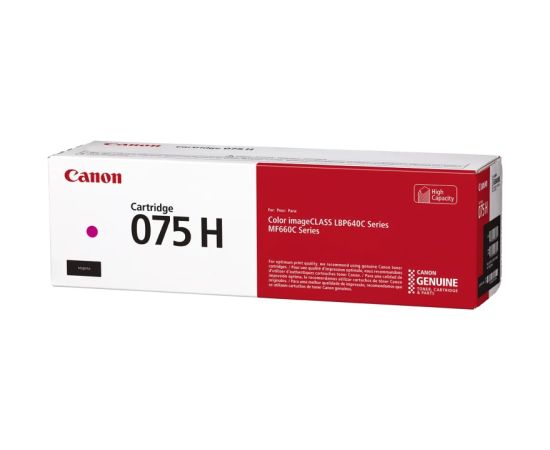 Canon CRG 075H M (6367C002) Toner Cartridge, Magenta Lāzerprinteru izejmateriāli
