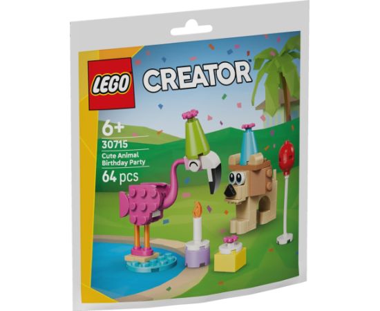 LEGO Creator Przyjęcie urodzinowe z uroczymi zwierzątkami Jaunumi, Bērnu preces