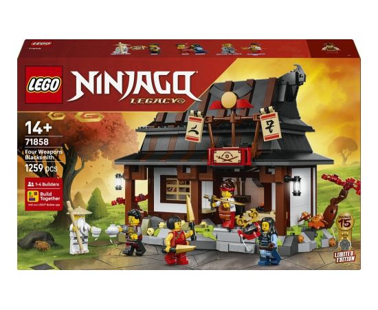 LEGO Ninjago Kuźnia Cztery Bronie — 15-lecie (71858) Jaunumi, Bērnu preces