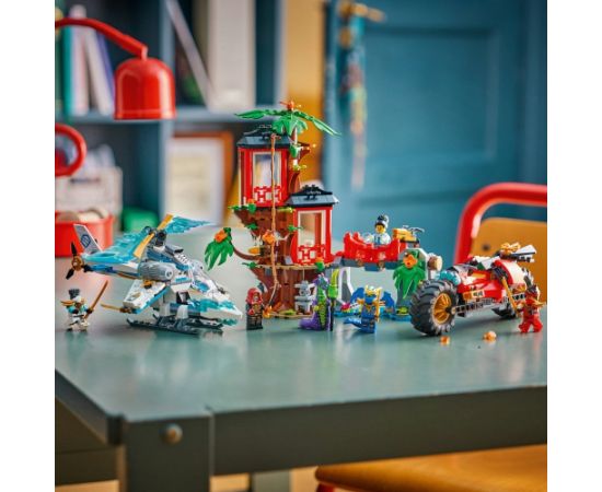 LEGO Ninjago Bitwa ninja: domek na drzewie z pojazdami (71857) Jaunumi, Bērnu preces