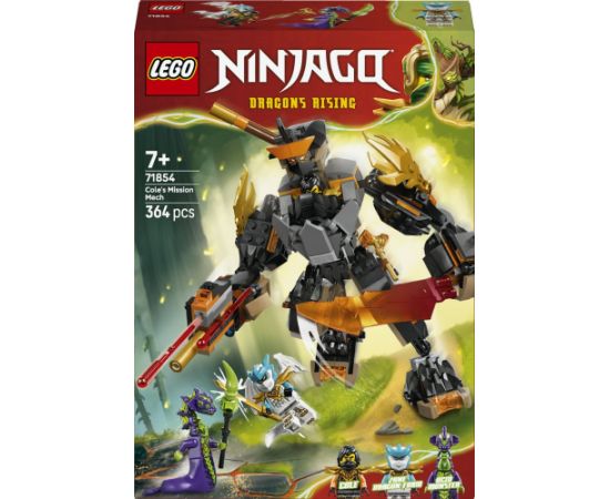 LEGO Ninjago Mech specjalny Cole’a i Zane w smoczej zbroi (71854) Jaunumi, Bērnu preces