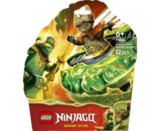 LEGO Ninjago Lloyd kontra ziemny potwór na spinnerze (71850) Jaunumi, Bērnu preces