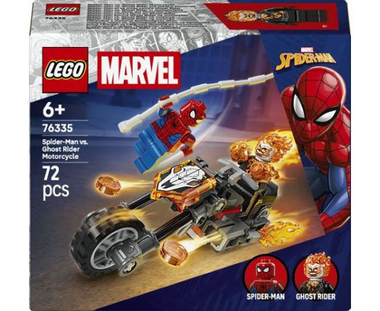 LEGO Marvel Spider-Man kontra Ghost Rider na motocyklu (76335) Jaunumi, Bērnu preces