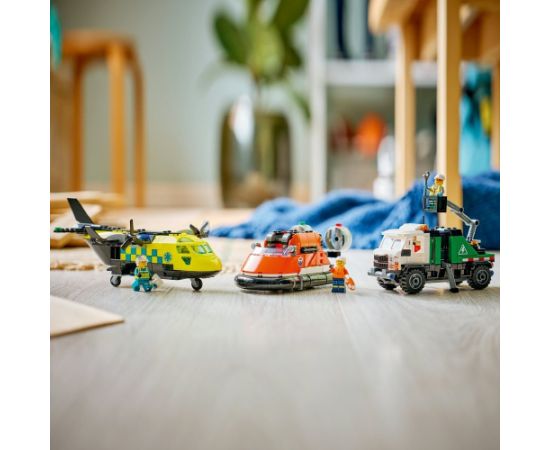 LEGO City Zestaw z samolotem, ciężarówką serwisową i poduszkowcem (60505) Jaunumi, Bērnu preces