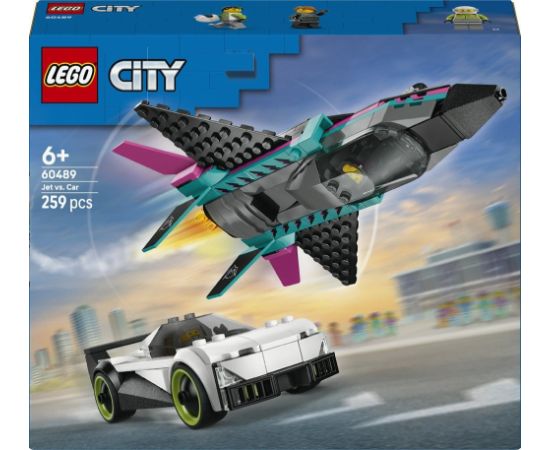 LEGO City Odrzutowiec kontra samochód (60489) Jaunumi, Bērnu preces