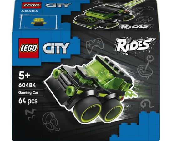 LEGO City Pojazdy — Gamingowa wyścigówka (60484) Jaunumi, Bērnu preces