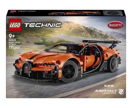 LEGO Technic Hipersamochód Bugatti Chiron (42222) Jaunumi, Bērnu preces