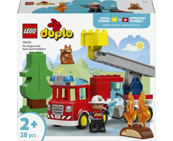 LEGO Duplo Wóz strażacki z wężem i strażaki (10473) Jaunumi, Bērnu preces